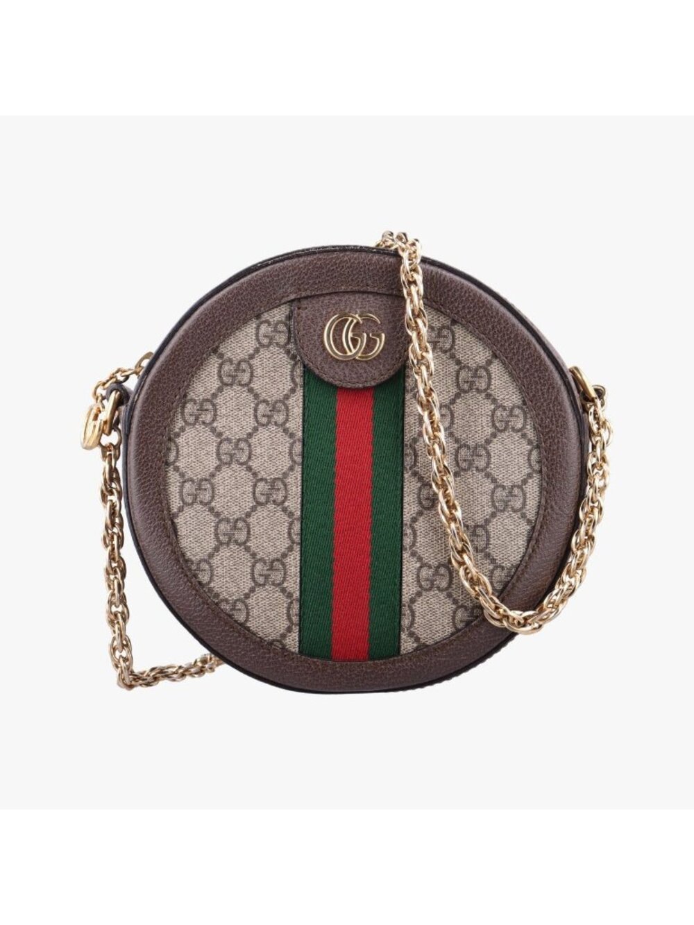 Gucci Ophidia Brown Beige Multi Leather Shoulder Bag